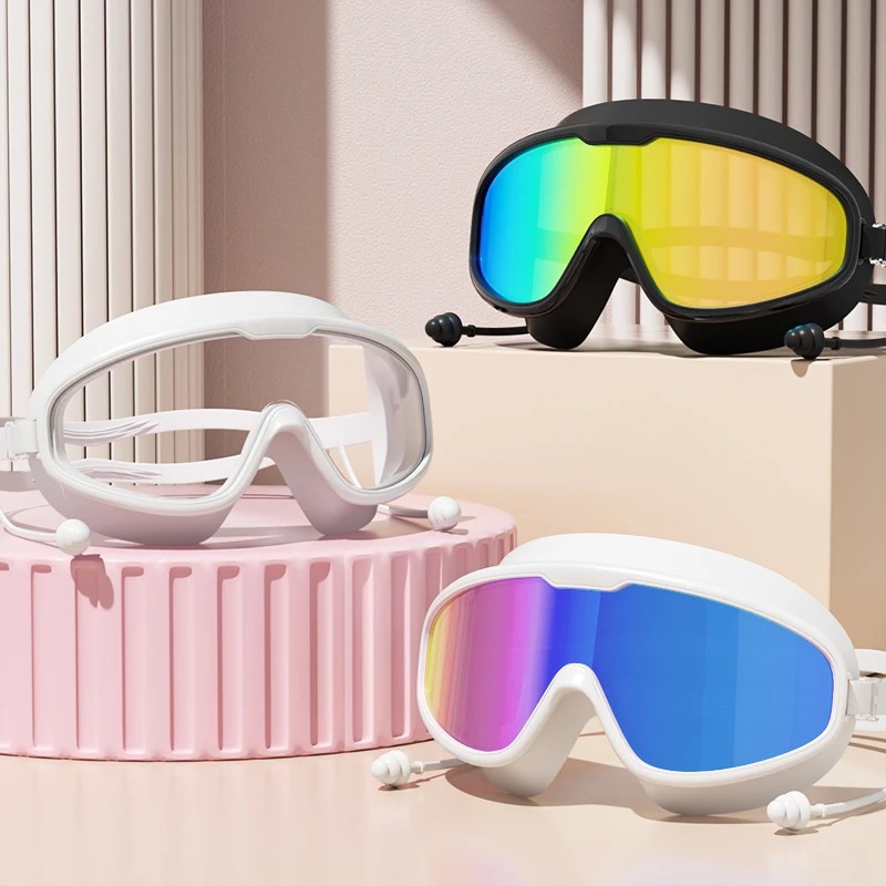 Swim Goggles Anti Fog Uv - 水泳ゴーグル ビッグフレーム水泳ゴーグル ビッグフレーム HD ワイドビュー 曇り止め