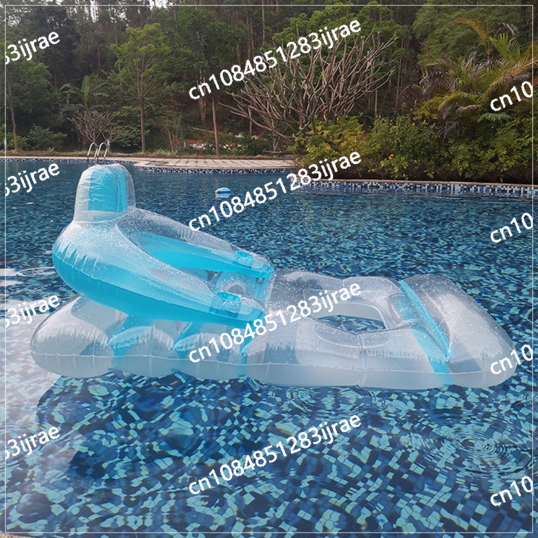 Pool Lounger Inflatable - 大人用プールビーチラウンジャー、インフレータブルフローティングドレナージ