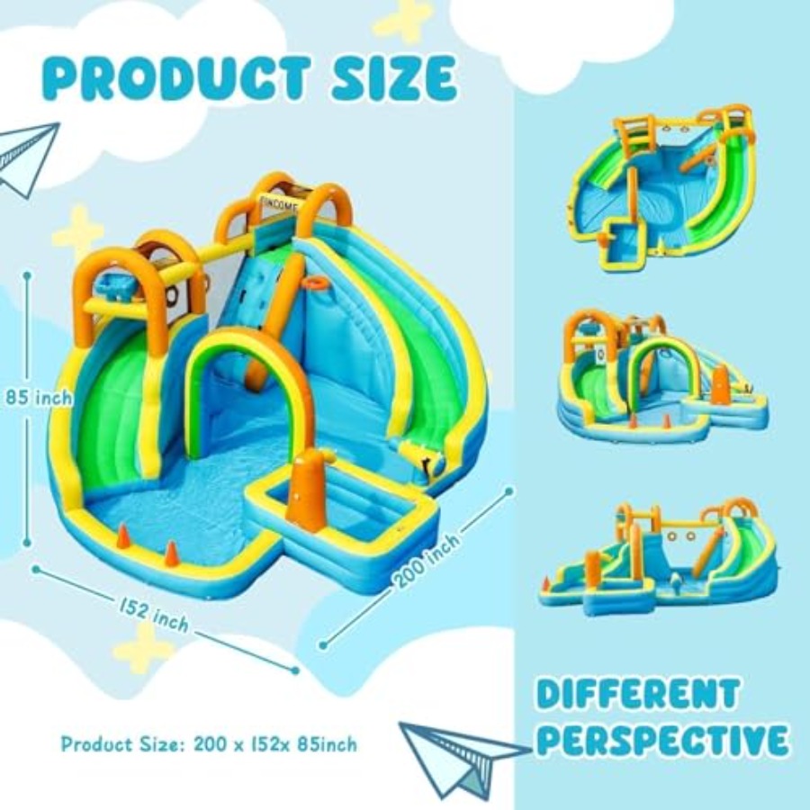 子供用裏庭屋外インフレータブルウォータースライドパーク：PV - Water Slide Inflatable のレビューと価格