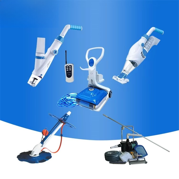 プールクリーナー、充電式手動清掃キット、自動ロボットプール掃 - Pool Vacuum Manual のレビューと価格