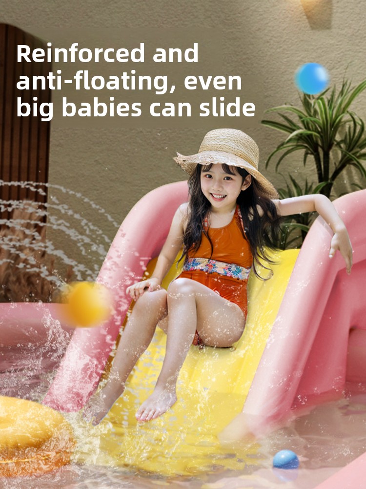 サンシェード付き折りたたみ式大型プール、子供と大人のための屋 - Water Slide Inflatable のレビューと価格