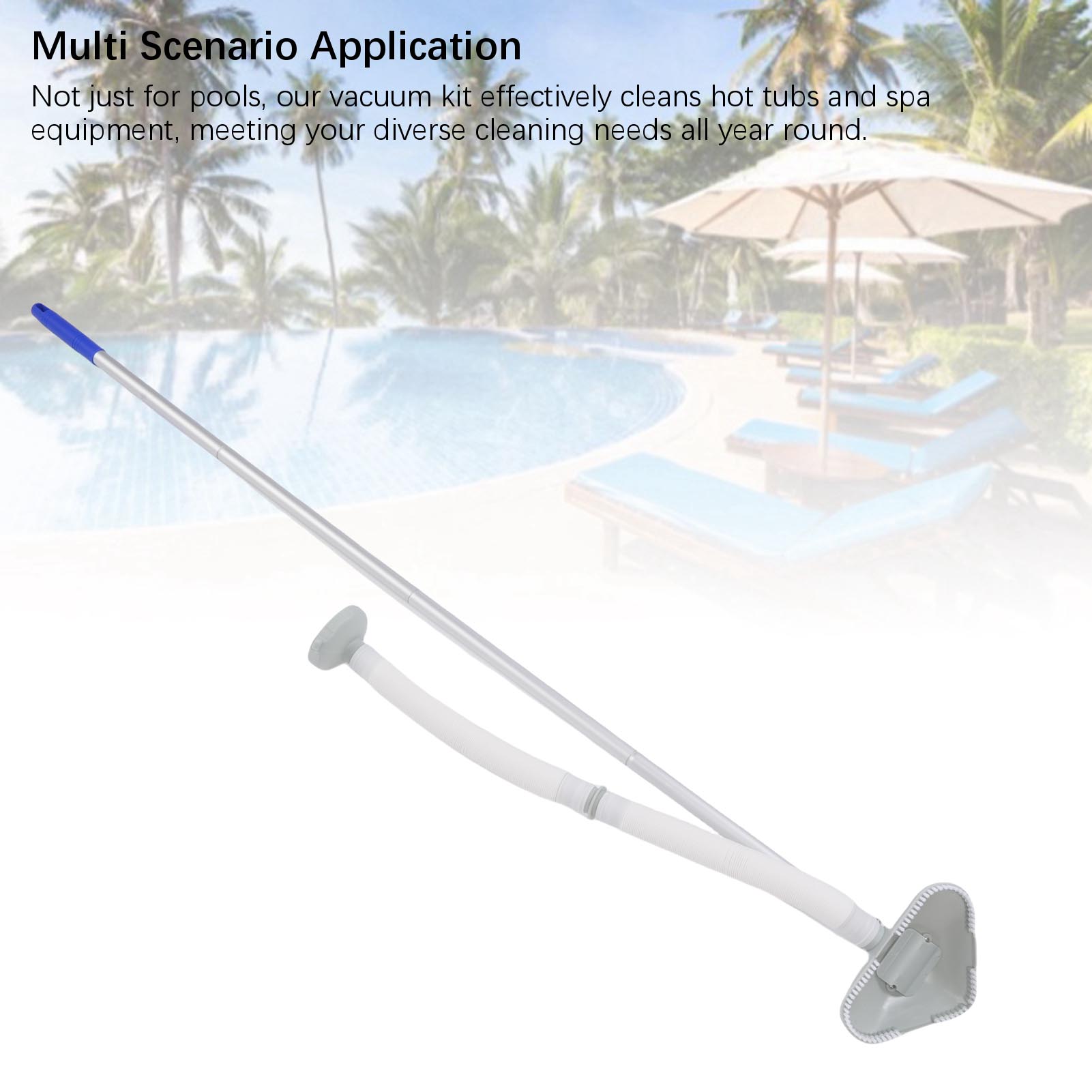 ハンドヘルドプール掃除機セット手動プール掃除機、スイミングプ - Pool Vacuum Manual のレビューと価格