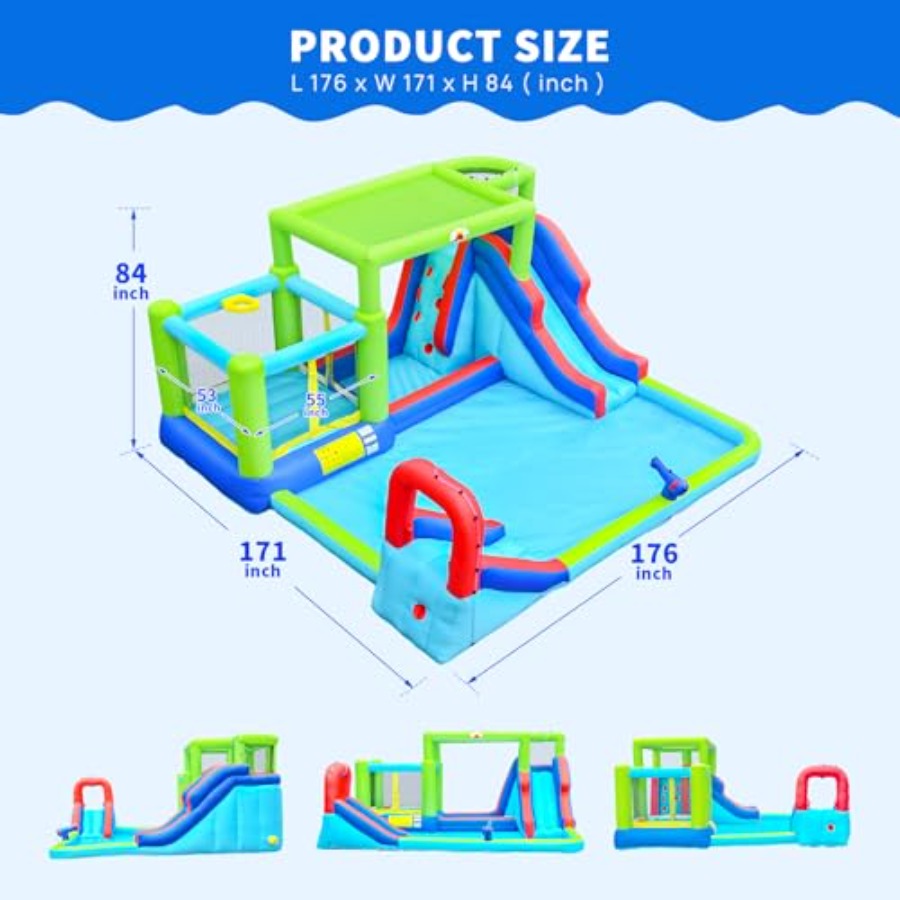 屋外用インフレータブルウォータースライドウォーターパーク、P - Water Slide Inflatable のレビューと価格