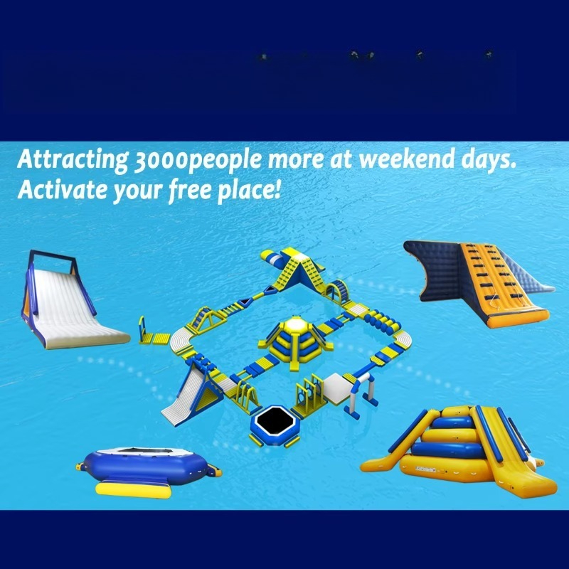 インフレータブルアクアパーク、業務用インフレータブルウォータ - Water Slide Inflatable のレビューと価格